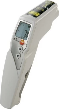 Testo 831 μέτρηση θερμοκρασίας με υπέρυθρες και leiser 2 σημείων