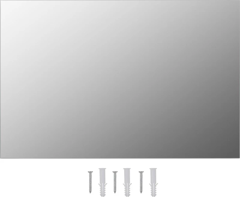 vidaXL S/2 Καθρέπτης Τοίχου με Γυάλινο Πλαίσιο 40x60cm