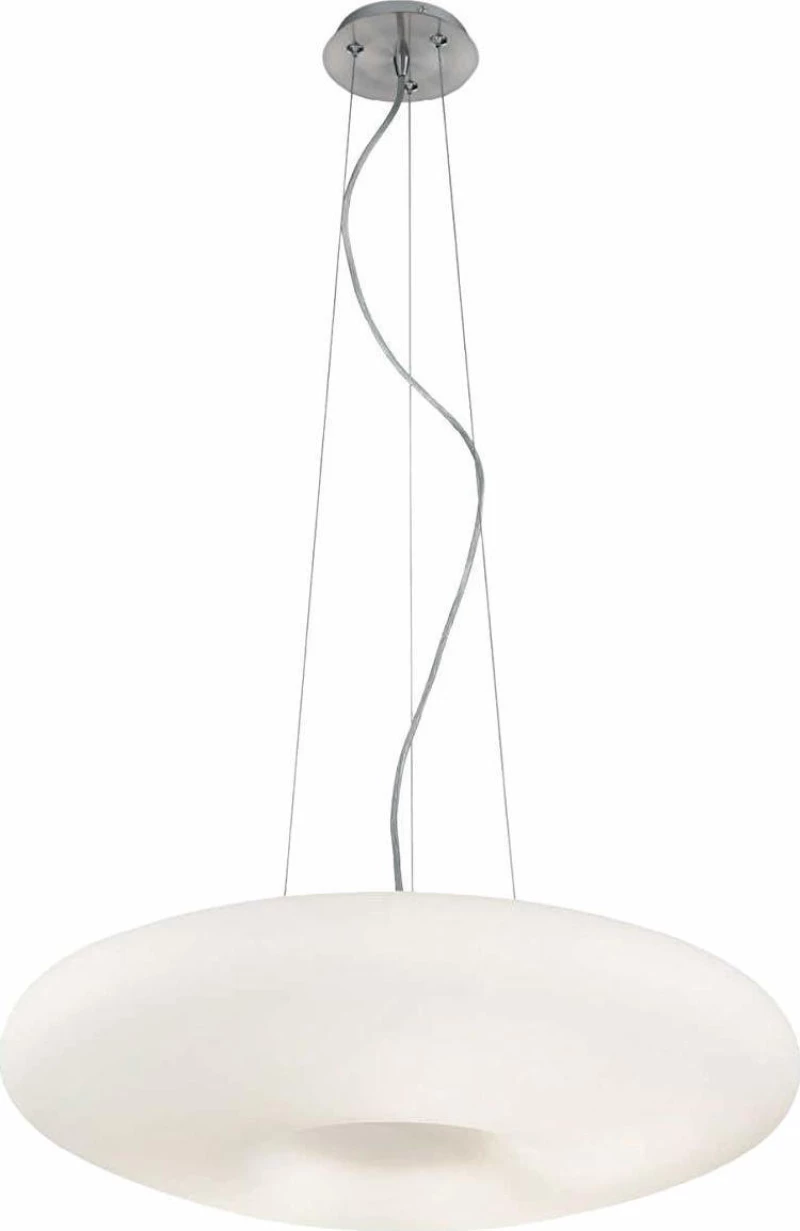 Ideal Lux Glory SP3 D50 Κρεμαστό Φωτιστικό Μοντέρνο Τρίφωτο Λευκό