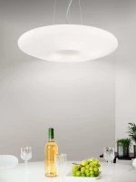 Ideal Lux Glory SP3 D50 Κρεμαστό Φωτιστικό Μοντέρνο Τρίφωτο Λευκό