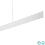 Ideal Lux Desk SP1 Κρεμαστό Φωτιστικό Μοντέρνο LED Ράγα Λευκό