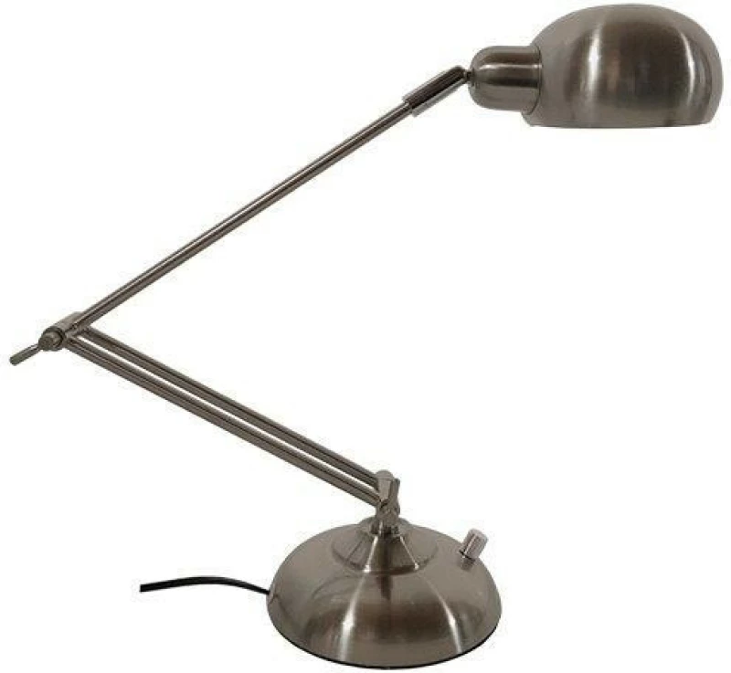 GloboStar Φωτιστικό Γραφείου 12x80cm Ασημί Office
