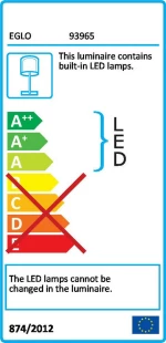 Φωτιστικό Γραφείου Led Caupo 93965 White Eglo