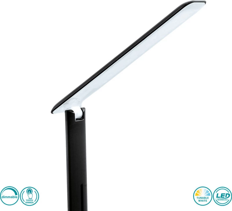Φωτιστικό Γραφείου Led Caupo 93966 Black Eglo