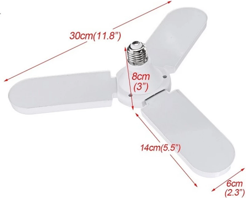 Trefoil Λάμπα LED για Ντουί E27 Ψυχρό Λευκό 4050lm