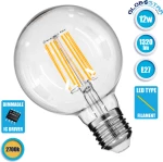 GloboStar Edison Retro Λάμπα LED για Ντουί E27 και Σχήμα G95 Θερμό Λευκό 1320lm Dimmable