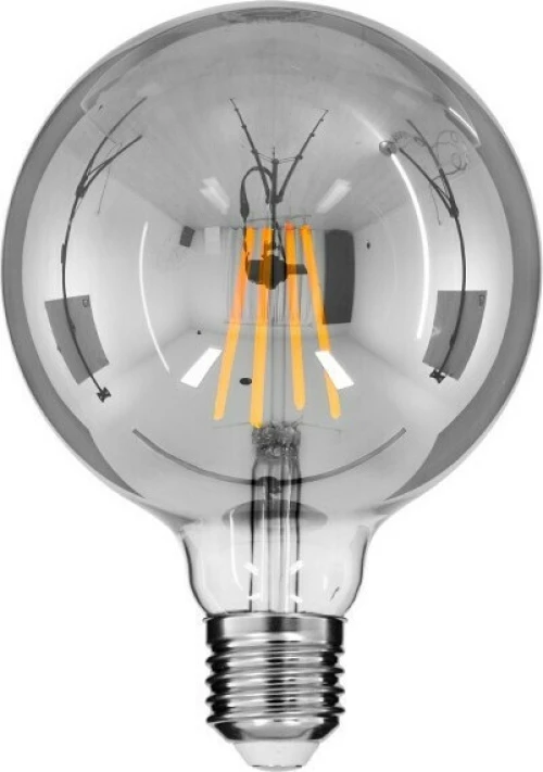 GloboStar Edison Retro Λάμπα LED για Ντουί E27 και Σχήμα G125 Θερμό Λευκό 800lm Dimmable