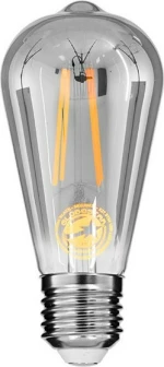 GloboStar Edison Retro Λάμπα LED για Ντουί E27 και Σχήμα ST64 Θερμό Λευκό 1000lm Dimmable
