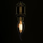 GloboStar Λάμπα LED για Ντουί E14 και Σχήμα C35T Θερμό Λευκό 400lm Dimmable