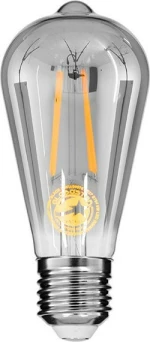 GloboStar Edison Retro Λάμπα LED για Ντουί E27 και Σχήμα ST64 Θερμό Λευκό 800lm Dimmable