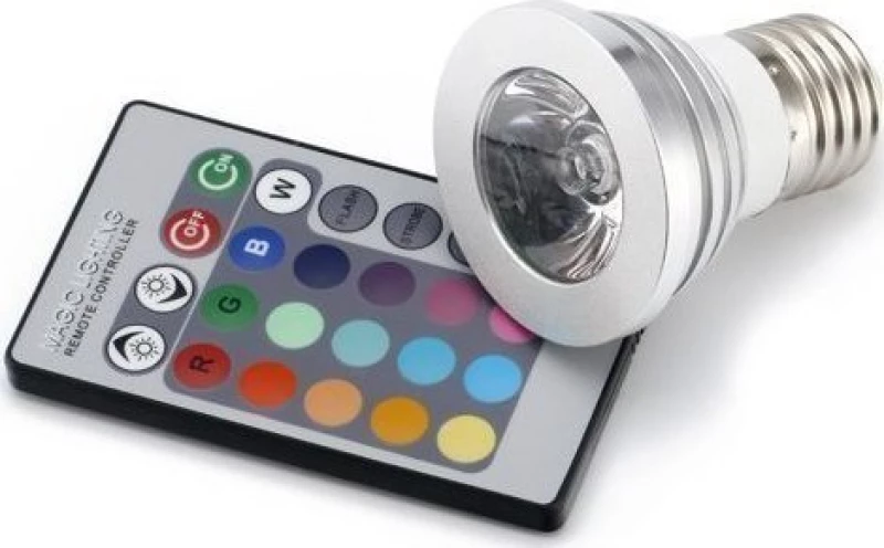 Λάμπα LED για Ντουί E27 RGB 140lm Dimmable