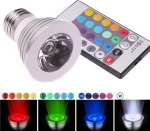 Λάμπα LED για Ντουί E27 RGB 140lm Dimmable
