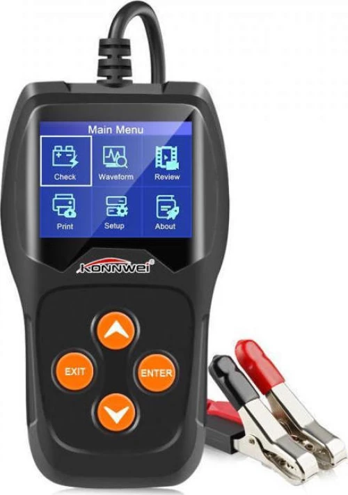 Tester Mπαταριών Αυτοκινήτου 12V 100 Σε 2000Cca 12 Volt - Kw600
