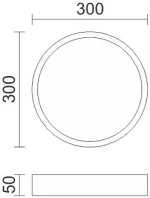 Spot Light Εξωτερικό LED Panel 30x30εκ. 3202