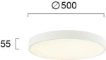 Φωτιστικό Οροφής - Πλαφονιέρα Led D500 Madison 4235500 White Viokef