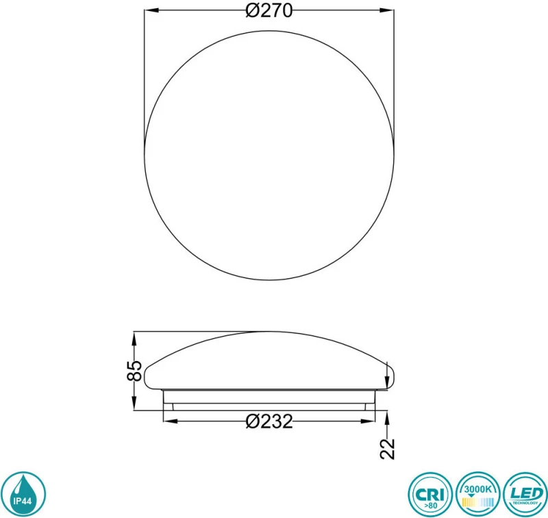 Trio Lighting Putz II R62601201