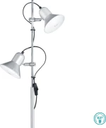 Ideal Lux Polly PT2 Φωτιστικό Δαπέδου Λευκό με Ύψος 154cm