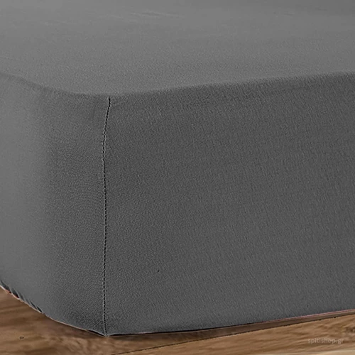 Nef-Nef Σεντόνι Υπέρδιπλο με Λάστιχο 160x200 Jersey D.Grey