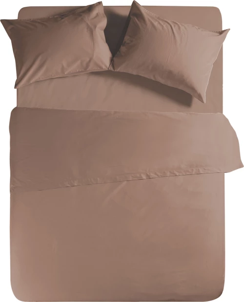 Nef-Nef Σεντόνι Υπέρδιπλο με Λάστιχο 160x200 Basic 1012 Brown