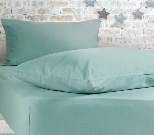 Nef-Nef Σεντόνι Μονό με Λάστιχο 100x200 Jersey 1019 Aqua