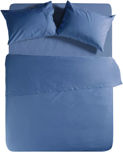 Nef-Nef Σεντόνι Ημίδιπλο με Λάστιχο 120x200 Basic Indigo 1053