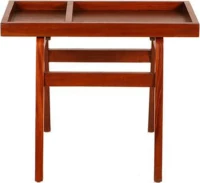 Βοηθητικό Τραπεζάκι Ορθογώνιο Καφέ 70x46x50cm