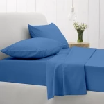 Sunshine Σετ Σεντόνια Μονά 165x270 Cotton Feelings 104 Blue