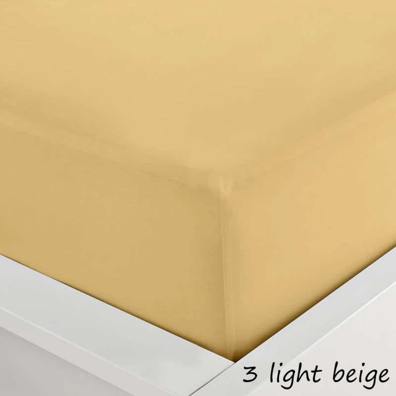 Sunshine Σεντόνι Ημίδιπλο με Λάστιχο 120x200x20 152-122 Menta Light Beige 3