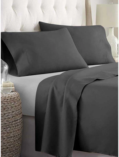 Sunshine Σετ Σεντόνια Υπέρδιπλα 220x250 Menta 203 Γκρι