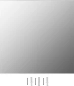 vidaXL Καθρέπτης Τοίχου με Γυάλινο Πλαίσιο 60x60cm