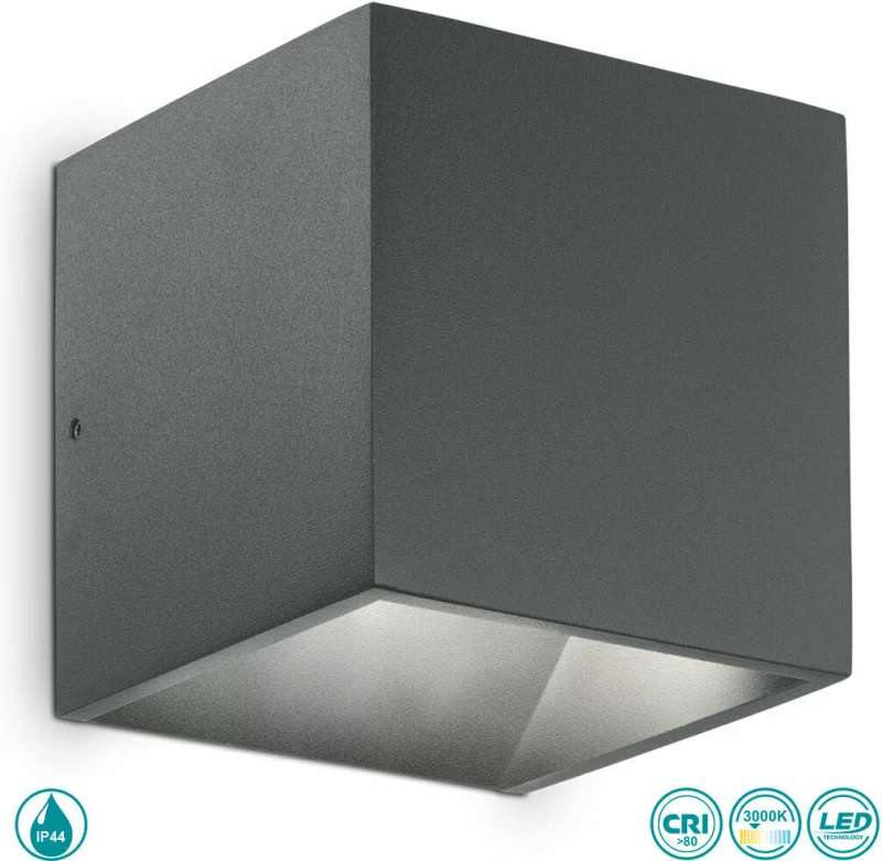 Ideal Lux Rubik Επιτοίχιο Εξωτερικό Φωτιστικό 247083