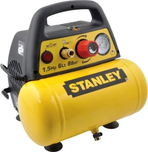 Stanley DN 200/8 Κομπρεσέρ Αεροσυμπιεστής Μονομπλοκ Λαδιού 6 Λίτρων
