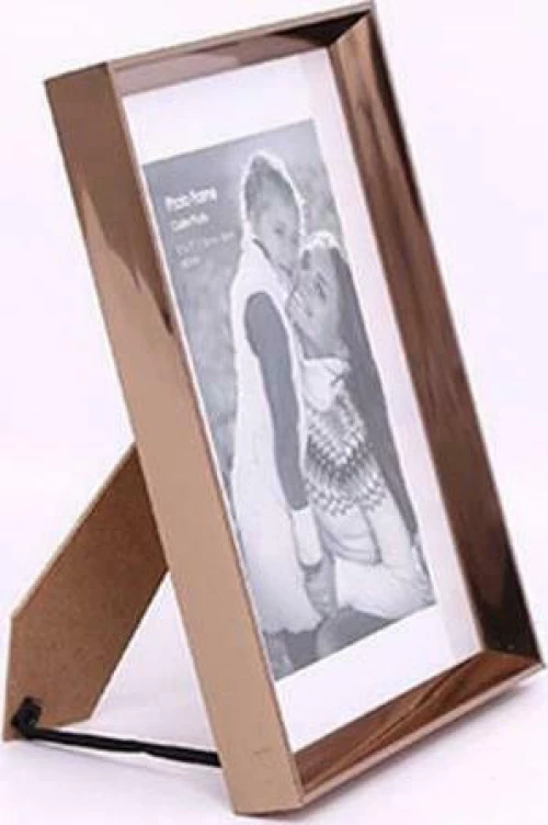 Κορνίζα μεταλλική χρυσή 13x18cm