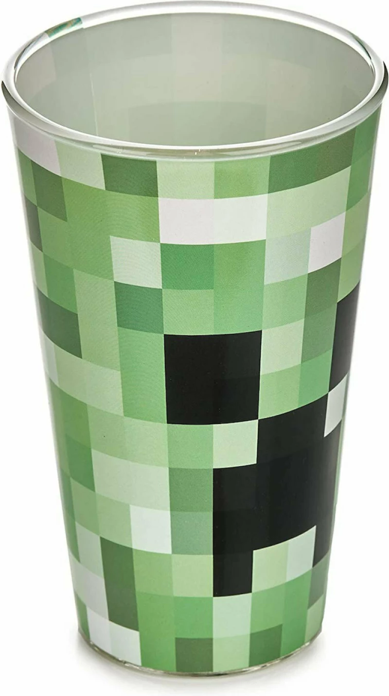 Paladone Ποτήρι Minecraft Creeper Γυάλινο Πράσινο