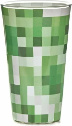 Paladone Ποτήρι Minecraft Creeper Γυάλινο Πράσινο