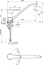 Ideal Standard Alpha Χρωμέ BC490AA