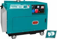 Total Ηλεκτρογεννήτρια Diesel Τριφασική Κλειστού Τύπου 5.000W (Tp250003)