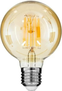 GloboStar Edison Retro Λάμπα LED για Ντουί E27 και Σχήμα G95 Θερμό Λευκό 1260lm Dimmable