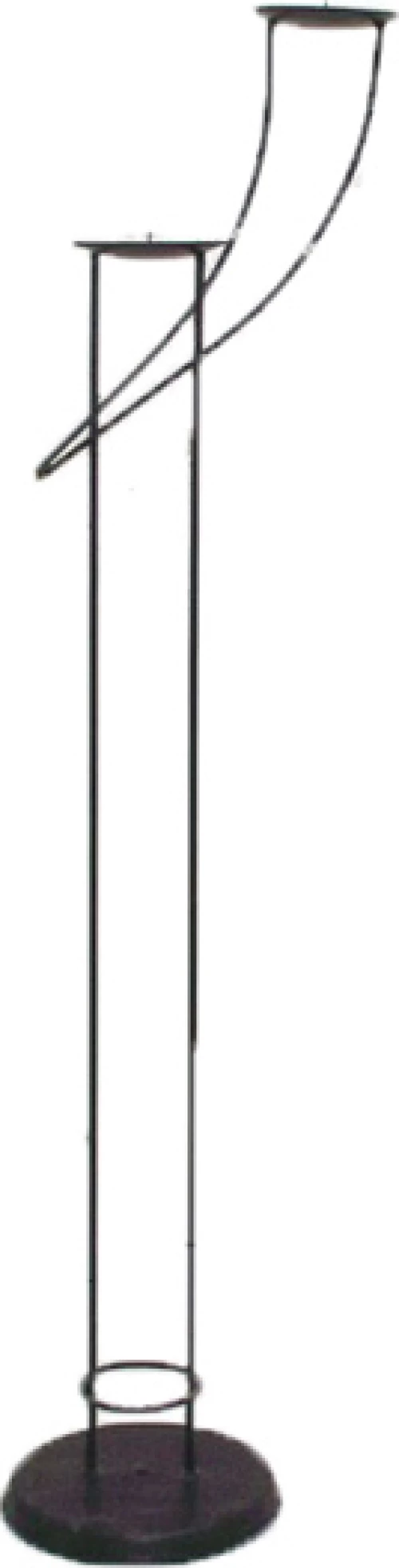 Μεταλλικη Βαση Εκδηλωσεων Μαυρη - Υ160Cm