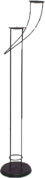 Μεταλλικη Βαση Εκδηλωσεων Μαυρη - Υ160Cm