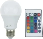 Aca Λάμπα LED για Ντουί E27 RGBW 650lm Dimmable