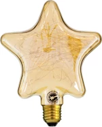 GloboStar Deco Star Λάμπα LED για Ντουί E27 Θερμό Λευκό 150lm