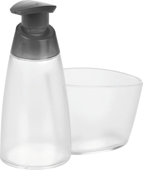 Tescoma Δοχείο Υγρού Σαπουνιού 350ml & Θήκη για Σφουγγαράκι Cleankit