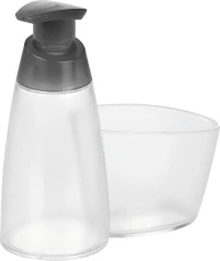 Tescoma Δοχείο Υγρού Σαπουνιού 350ml & Θήκη για Σφουγγαράκι Cleankit