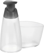 Tescoma Δοχείο Υγρού Σαπουνιού 350ml & Θήκη για Σφουγγαράκι Cleankit