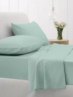 Sunshine Σεντόνι Υπέρδιπλο 235x270 Cotton Feelings 105 Aqua