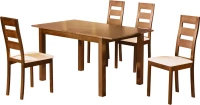 Τραπεζαρία Miller Επεκτεινόμενη 5 τμχ 120x80cm