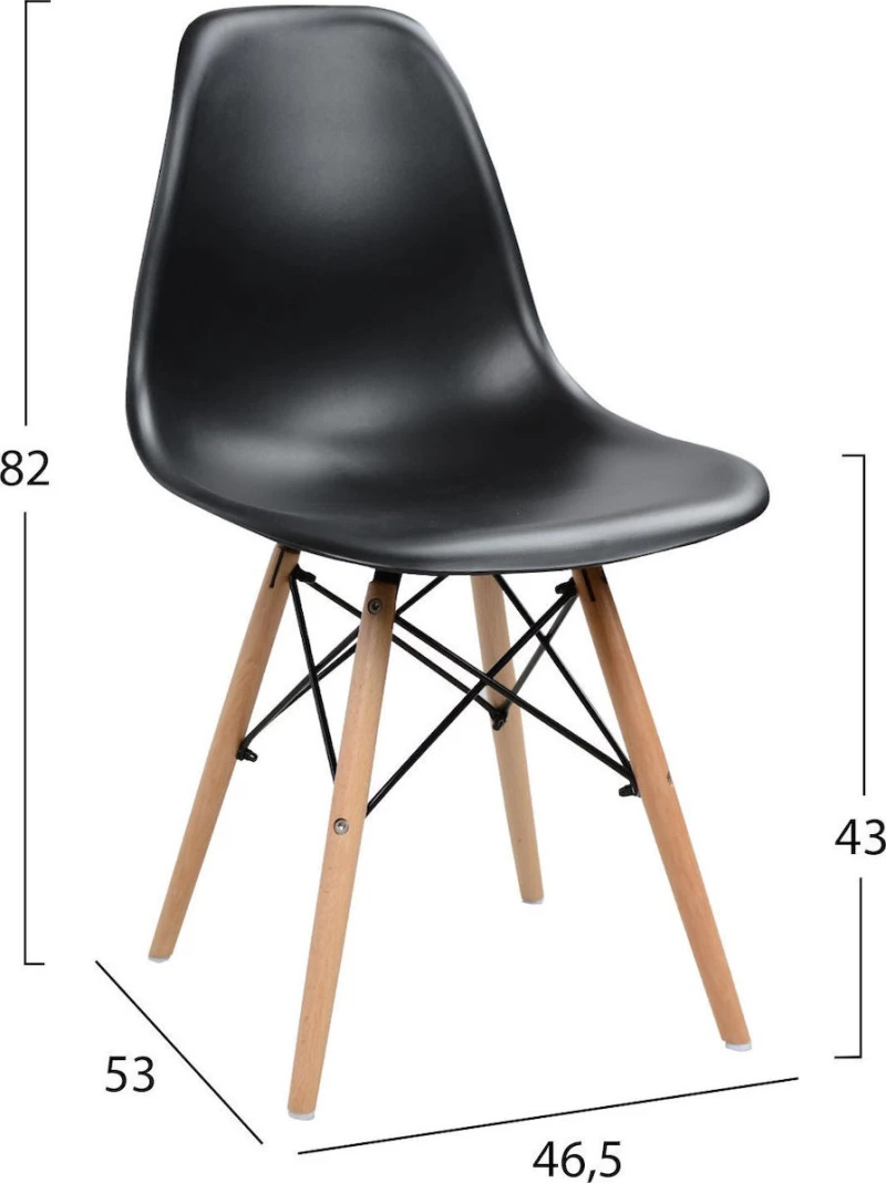 Τραπεζαρία Twist 5τμχ 110x70cm