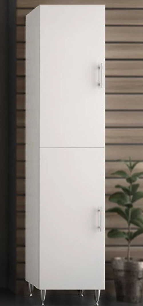 Side Cabinet Στήλη Μπάνιου White Drop