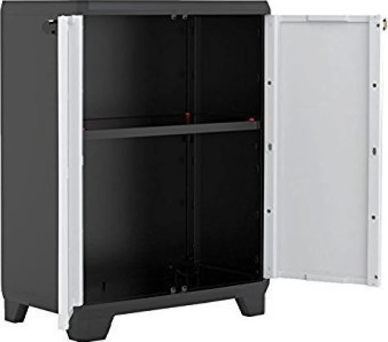Δίφυλλη Ντουλάπα Linear Low Πλαστική 68x39x90cm